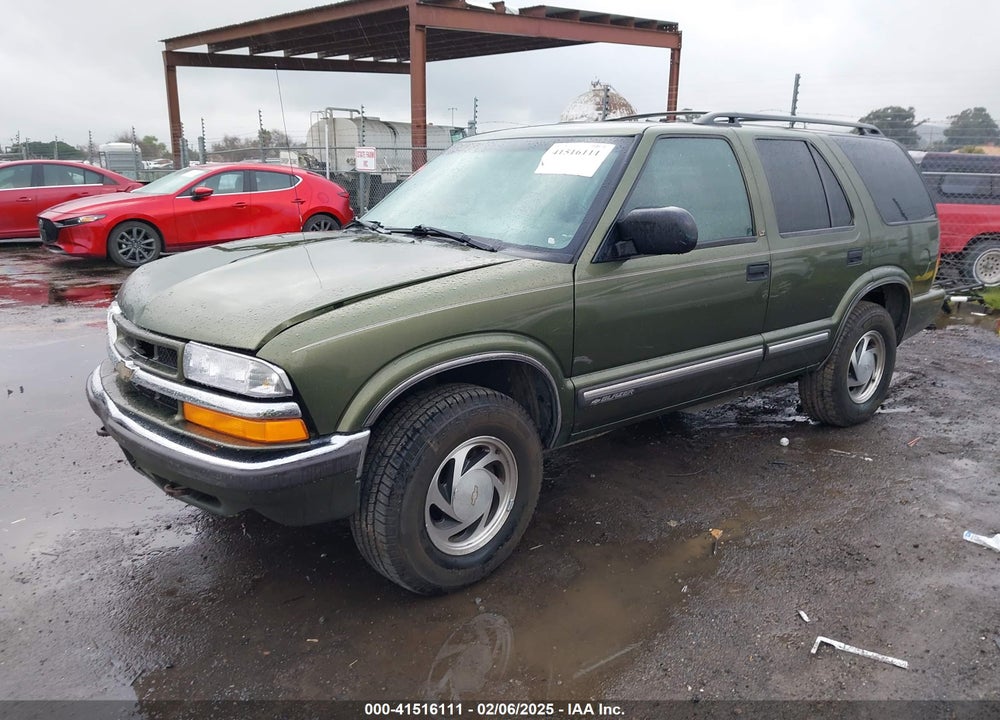 2001 CHEVROLET BLAZER LT VIN: 1GNDT13W212133371