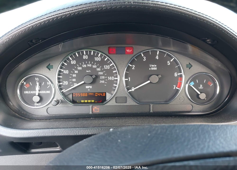 2000 BMW Z3 2.8 VIN: 4USCH3344YLF71259