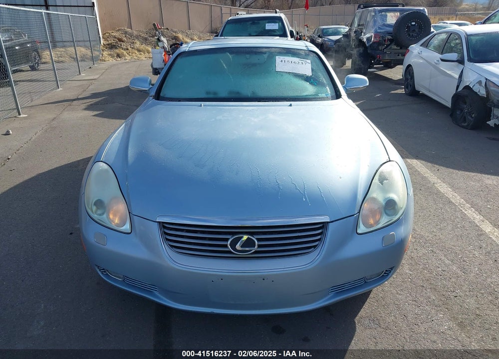 2004 LEXUS SC 430 VIN: JTHFN48Y640051813