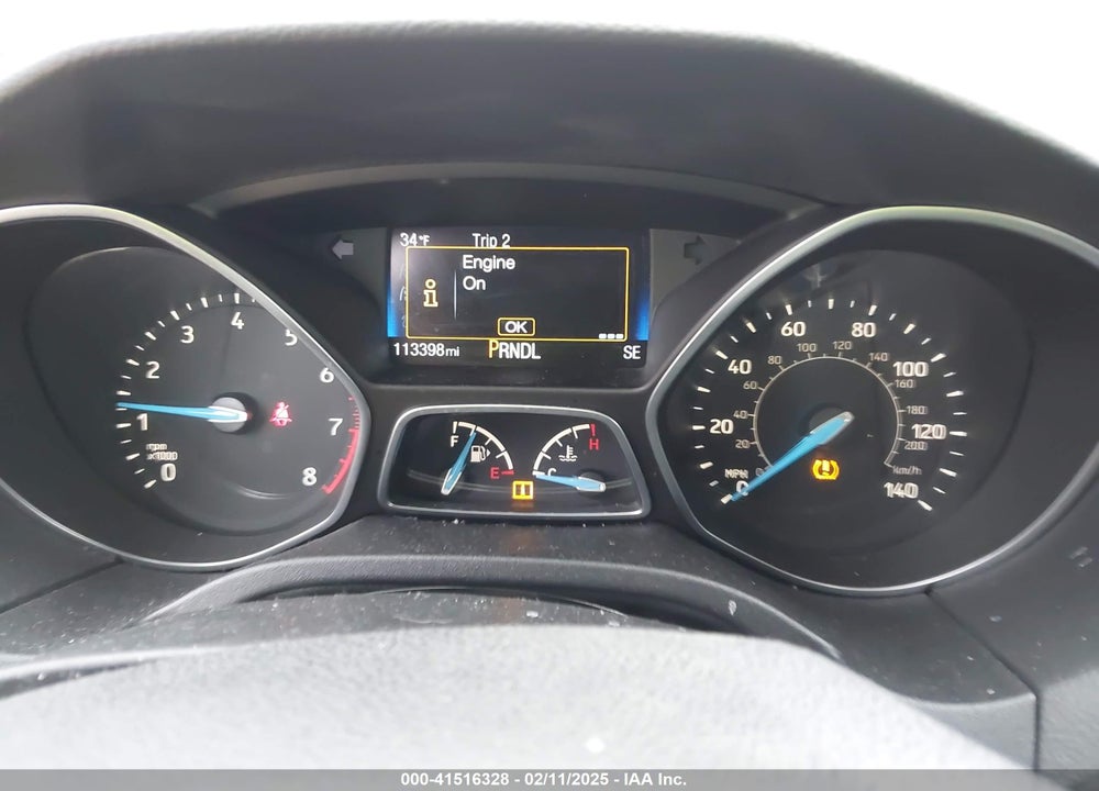 2018 FORD FOCUS VIN: 1FADP3F21JL275809