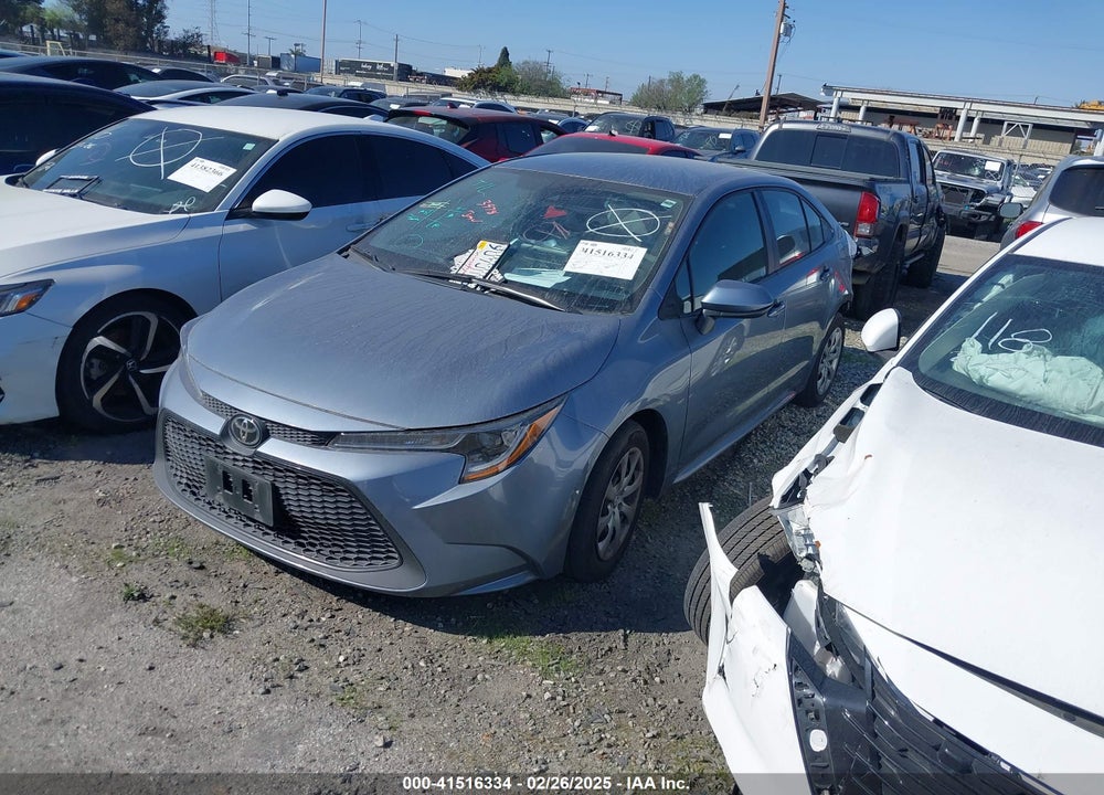 2022 TOYOTA COROLLA VIN: 5YFEPMAEXNP341695