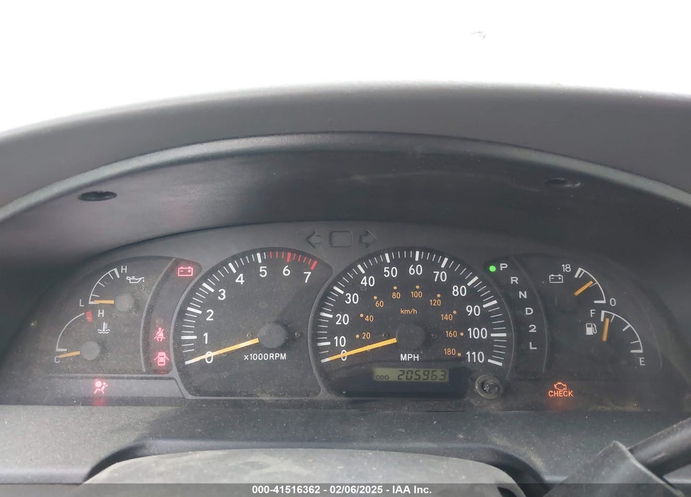 2001 TOYOTA TUNDRA SR5 V8 VIN: 5TBRT34191S178354