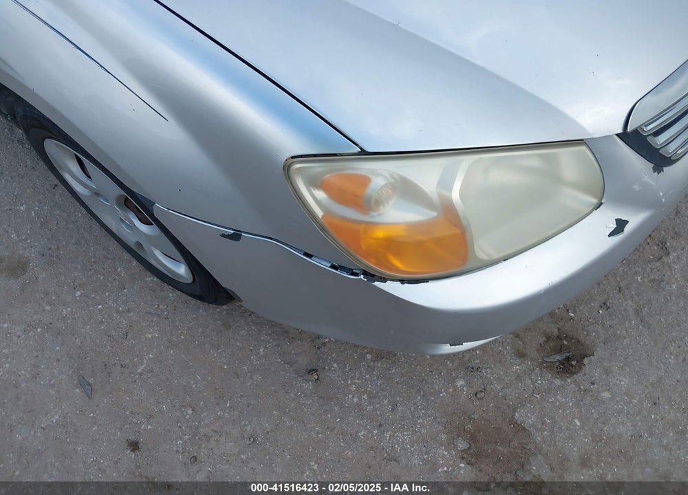 2008 KIA SPECTRA EX VIN: KNAFE121685578364