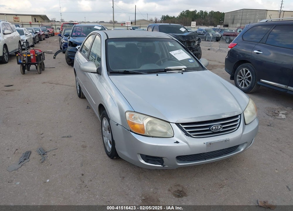 2008 KIA SPECTRA EX VIN: KNAFE121685578364
