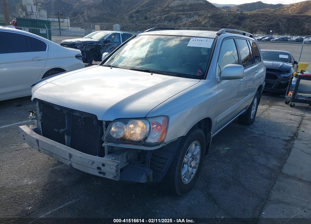 2002 TOYOTA HIGHLANDER V6 VIN: JTEGF21A220061753
