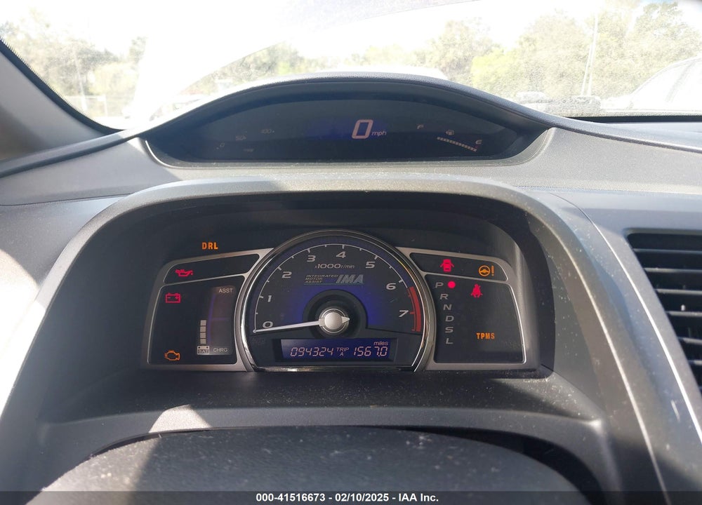 2009 HONDA CIVIC HYBRID VIN: JHMFA36239S010992