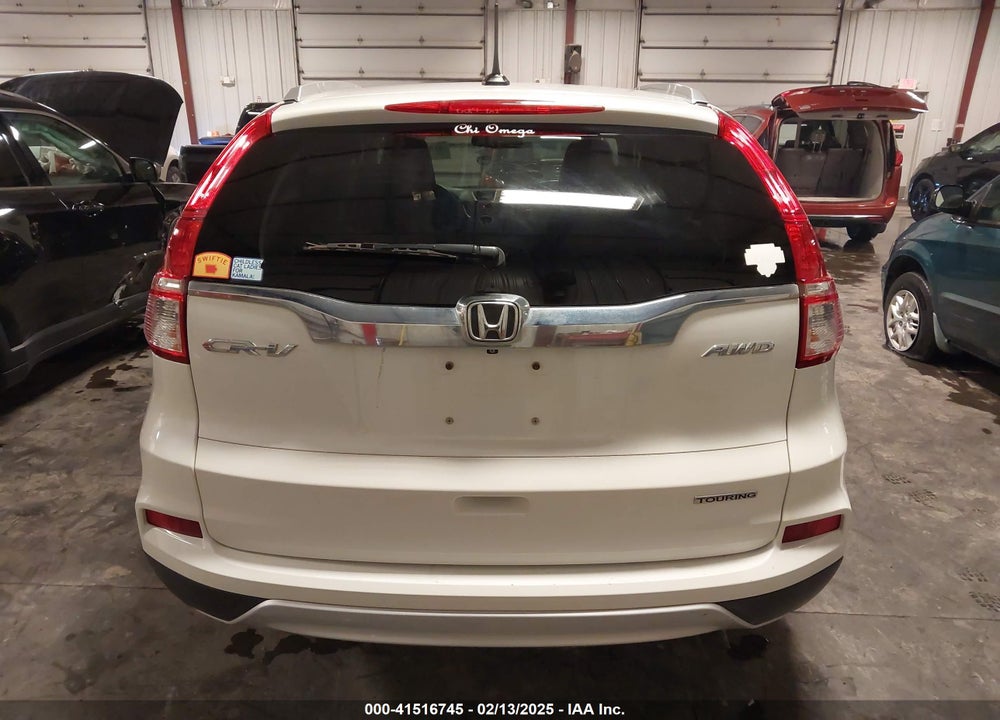 2015 HONDA CR-V TOURING VIN: 5J6RM4H93FL031542