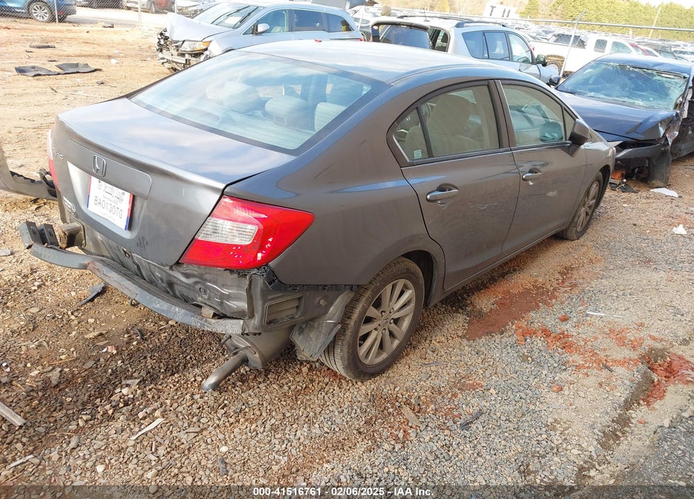 2012 HONDA CIVIC VIN: 19XFB2F8XCE333508