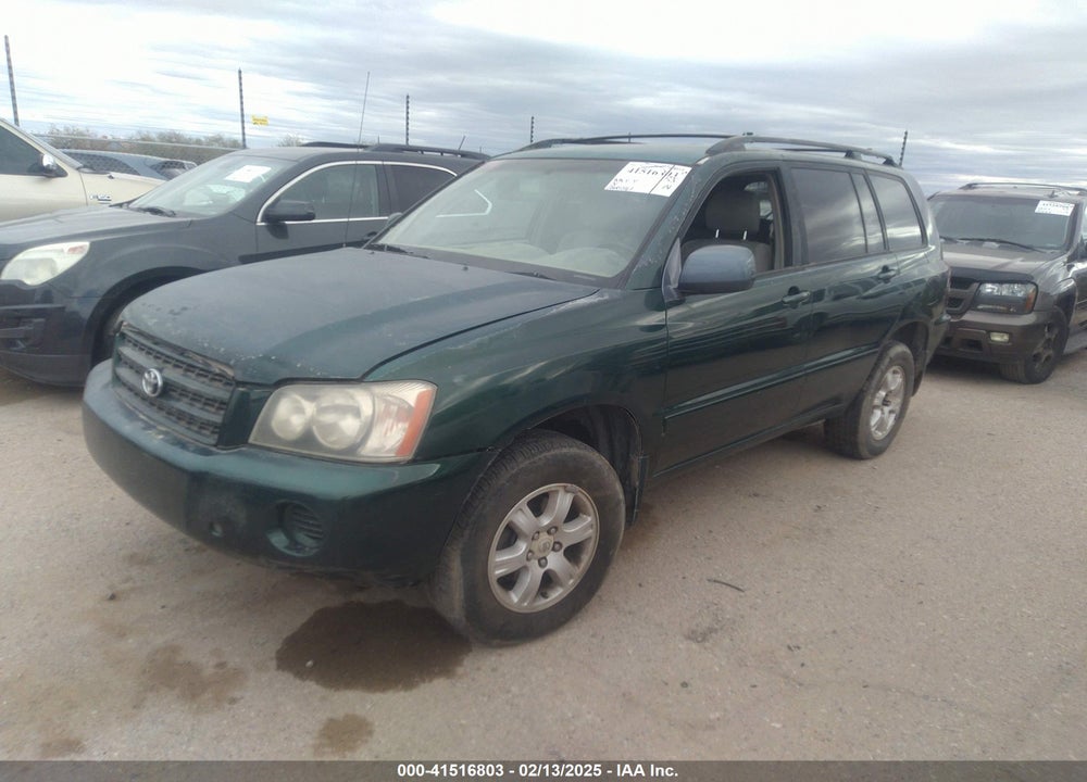 2001 TOYOTA HIGHLANDER V6 VIN: JTEHF21A310020745