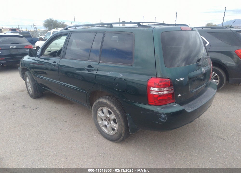 2001 TOYOTA HIGHLANDER V6 VIN: JTEHF21A310020745