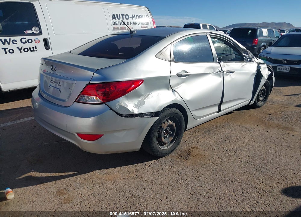 2012 HYUNDAI ACCENT VIN: KMHCT4AEXCU224018