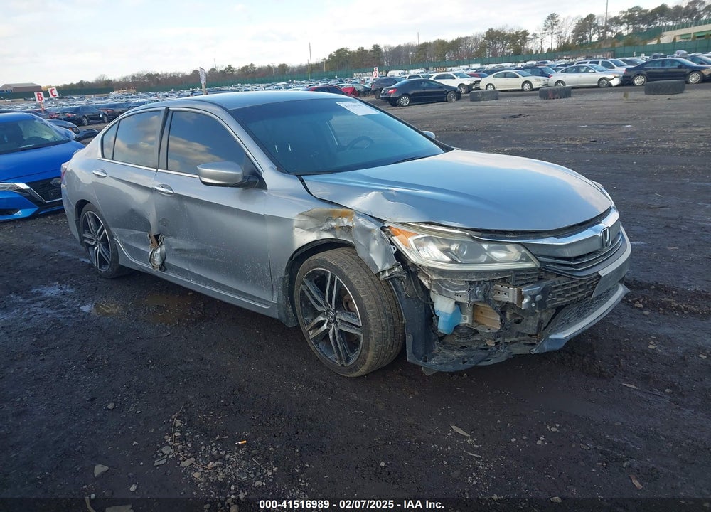 2017 HONDA ACCORD SPORT VIN: 1HGCR2F54HA077883