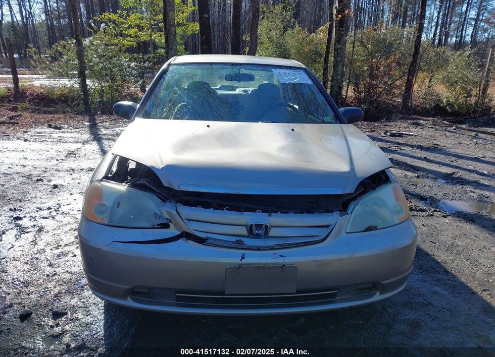 2002 HONDA CIVIC LX VIN: 2HGES16522H612760