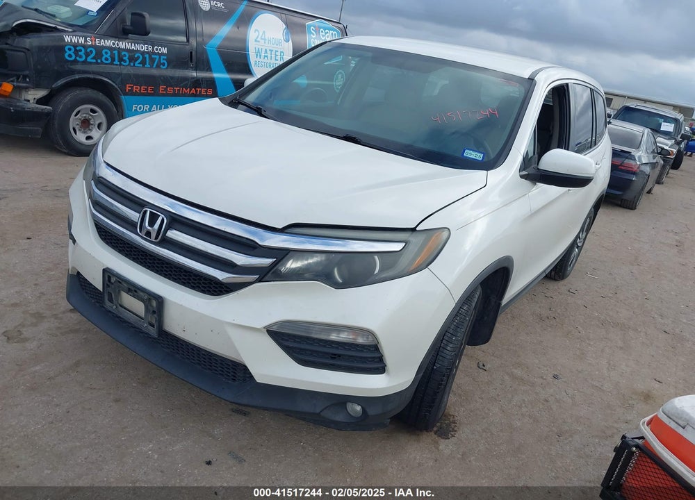 2017 HONDA PILOT EX VIN: 5FNYF5H36HB012146