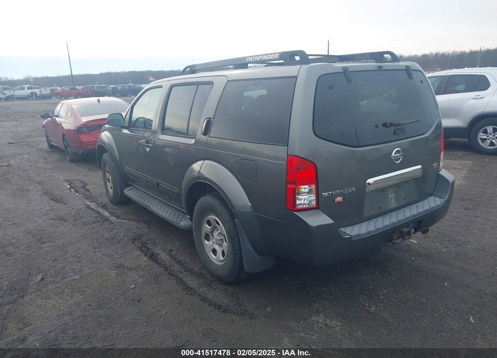 2007 NISSAN PATHFINDER SE VIN: 5N1AR18W07C610784