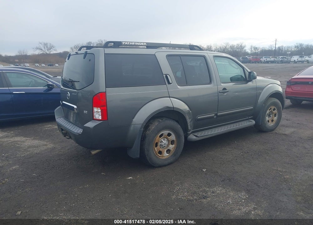 2007 NISSAN PATHFINDER SE VIN: 5N1AR18W07C610784