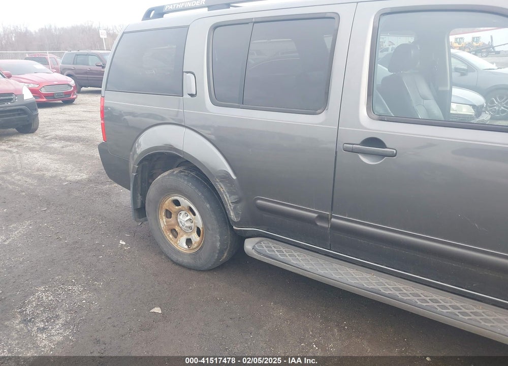 2007 NISSAN PATHFINDER SE VIN: 5N1AR18W07C610784