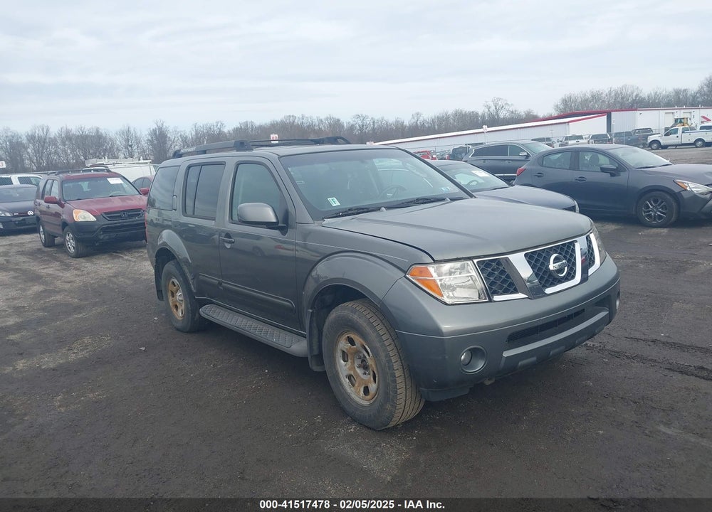 2007 NISSAN PATHFINDER SE VIN: 5N1AR18W07C610784