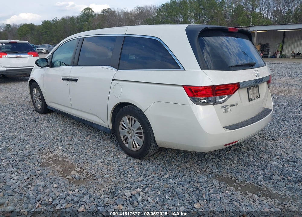 2014 HONDA ODYSSEY LX VIN: 5FNRL5H27EB114460