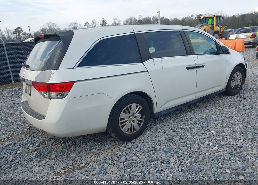 2014 HONDA ODYSSEY LX VIN: 5FNRL5H27EB114460