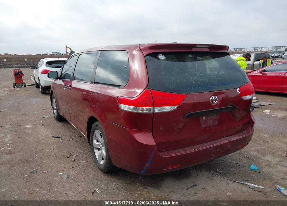 2013 TOYOTA SIENNA VIN: 5TDZK3DC4DS346384