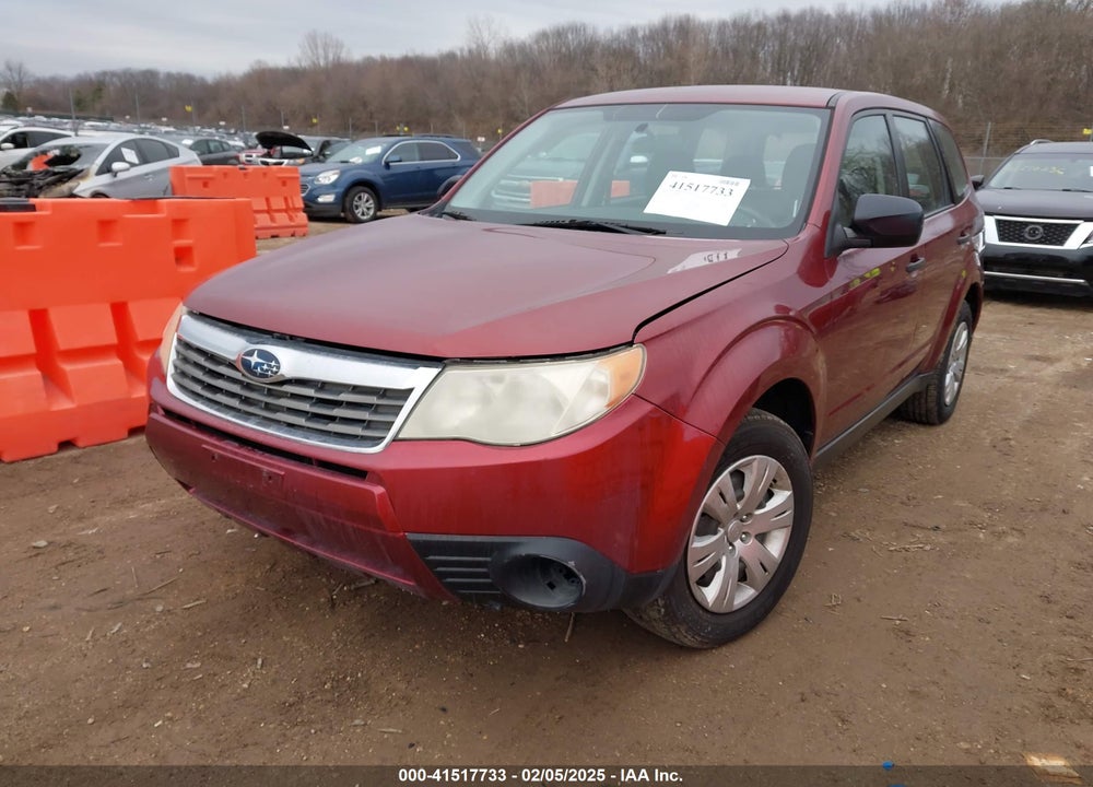 2009 SUBARU FORESTER 2.5X VIN: JF2SH61639H762813