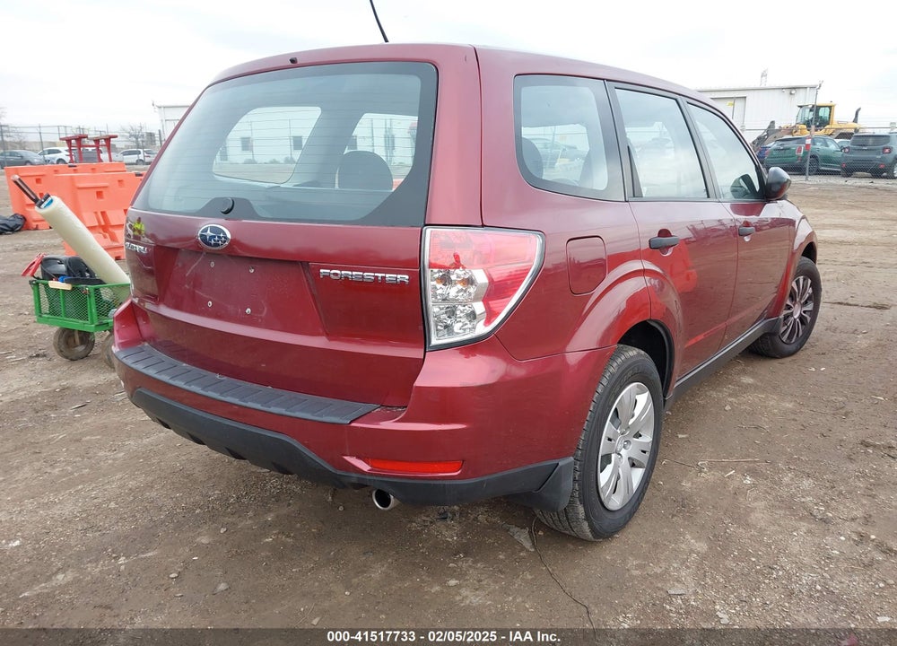 2009 SUBARU FORESTER 2.5X VIN: JF2SH61639H762813