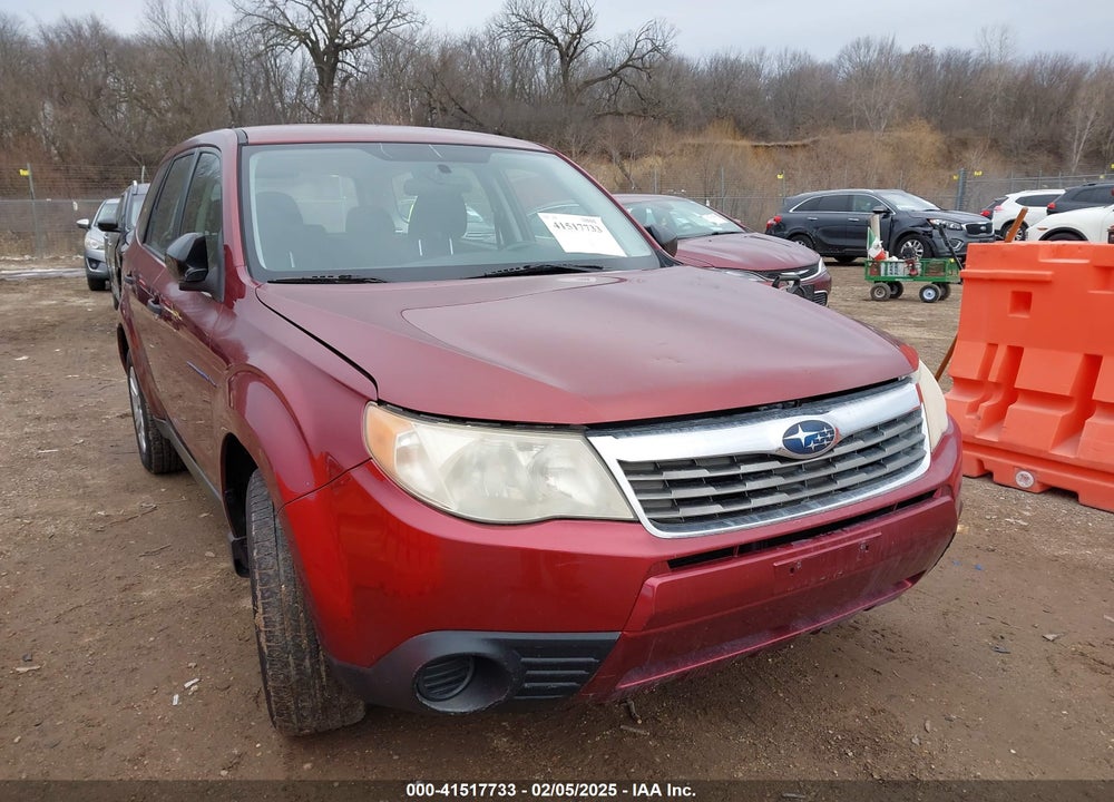 2009 SUBARU FORESTER 2.5X VIN: JF2SH61639H762813