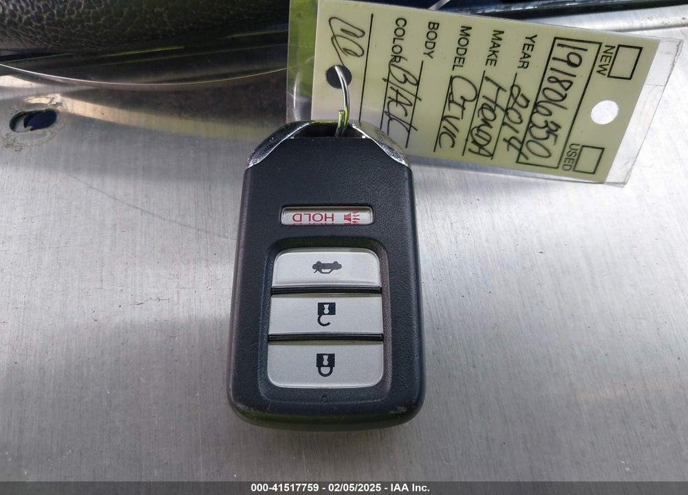 2014 HONDA CIVIC VIN: 19XFB2F95EE012407