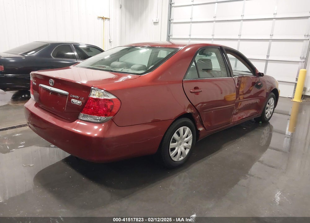 2005 TOYOTA CAMRY LE VIN: 4T1BE32K55U081969