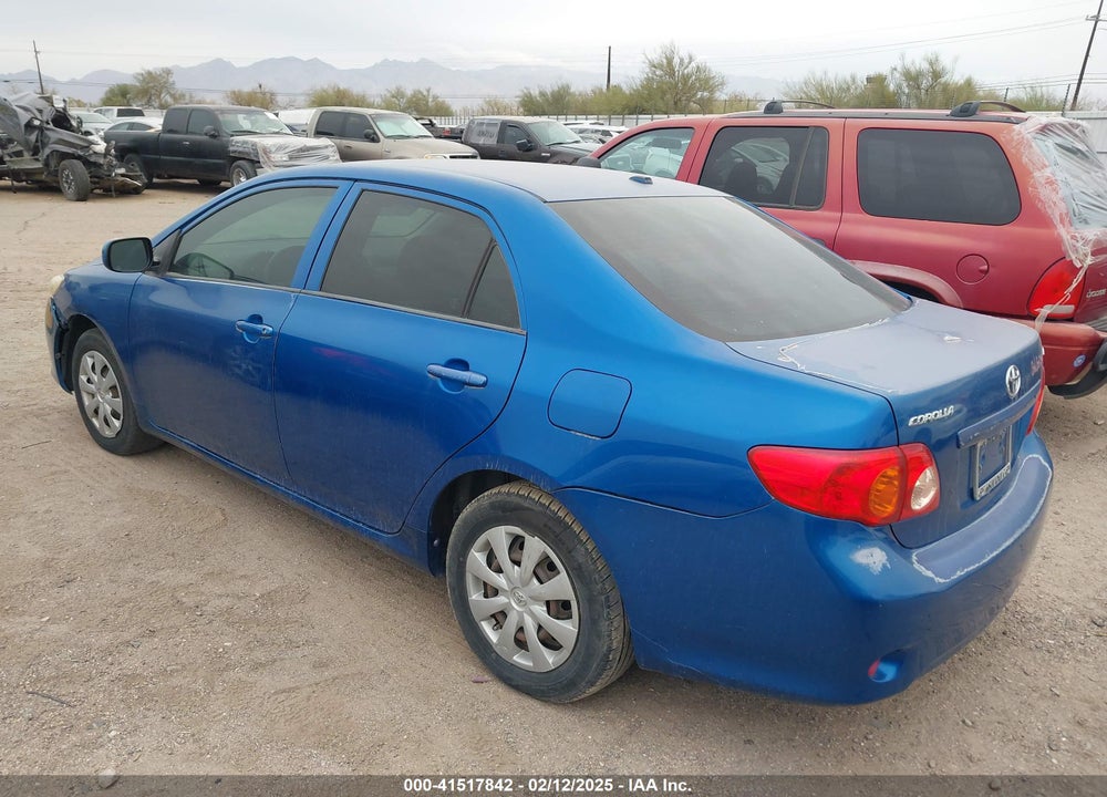 2009 TOYOTA COROLLA LE VIN: JTDBL40E199067959