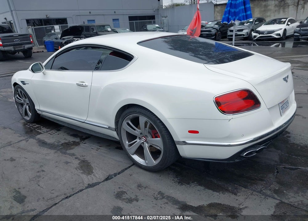 2016 BENTLEY CONTINENTAL GT VIN: SCBFH7ZAXGC053212