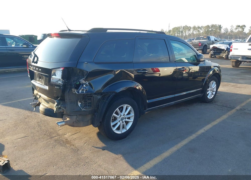2013 DODGE JOURNEY SXT VIN: 3C4PDDBG2DT566187