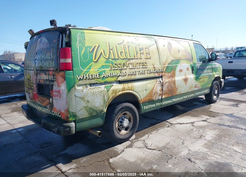 2008 CHEVROLET EXPRESS WORK VAN VIN: 1GCGG29C681187821