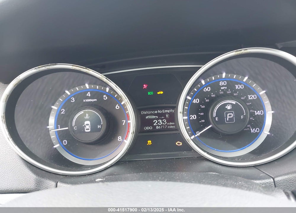 2013 HYUNDAI SONATA VIN: 5NPEC4AC5DH520457