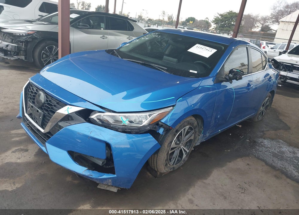 2022 NISSAN SENTRA VIN: 3N1AB8CVXNY249409