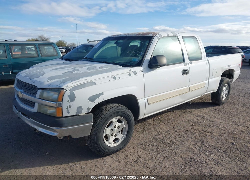 2004 CHEVROLET SILVERADO 1500 LS VIN: 2GCEK19T841244671
