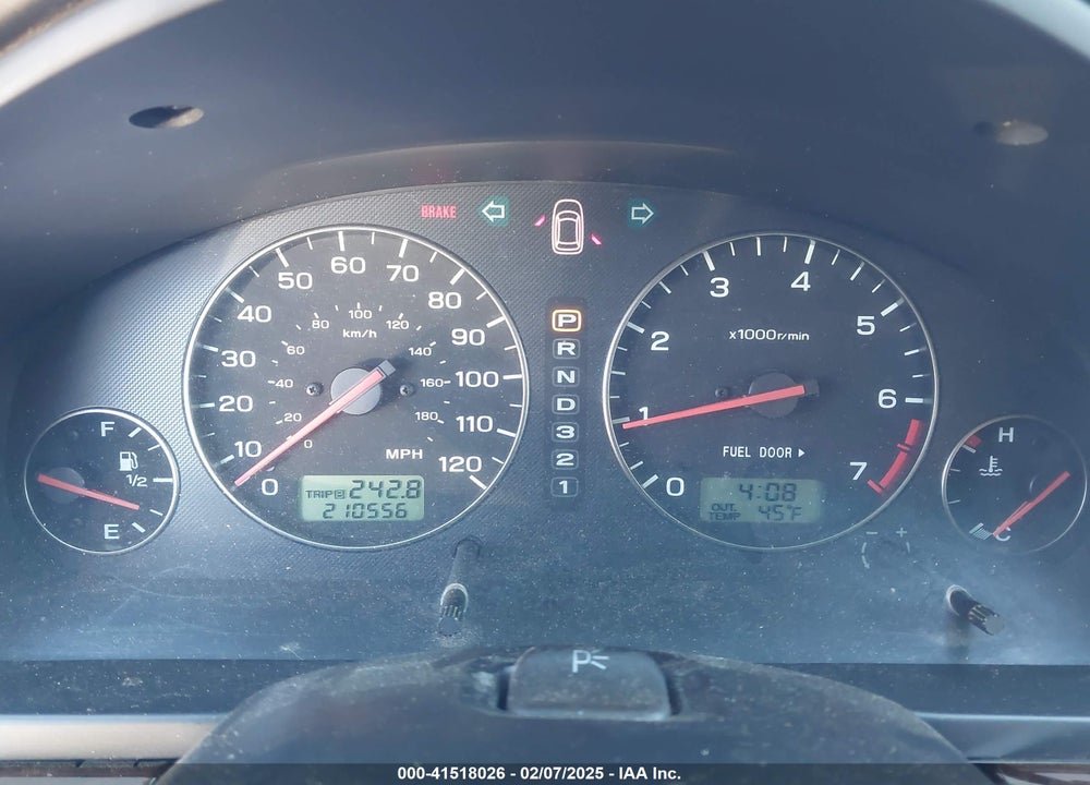 2003 SUBARU OUTBACK VIN: 4S3BH675437631609