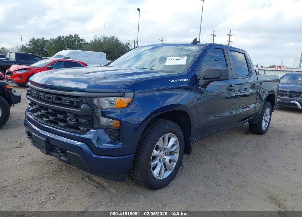 2022 CHEVROLET SILVERADO 1500 2WD SHORT BED CUSTOM VIN: 1GCPABEK6NZ543535