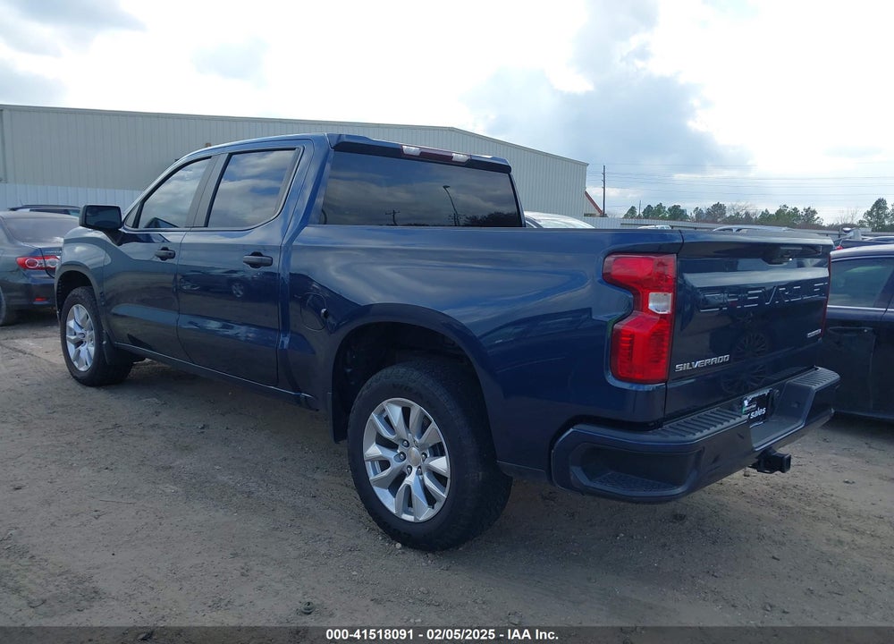 2022 CHEVROLET SILVERADO 1500 2WD SHORT BED CUSTOM VIN: 1GCPABEK6NZ543535