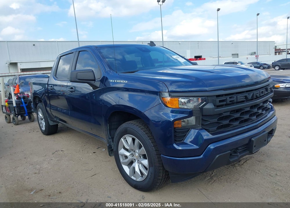 2022 CHEVROLET SILVERADO 1500 2WD SHORT BED CUSTOM VIN: 1GCPABEK6NZ543535