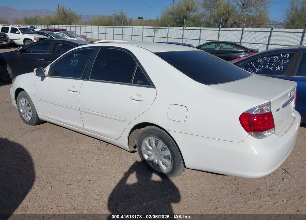 2005 TOYOTA CAMRY LE VIN: 4T1BE30K25U578755