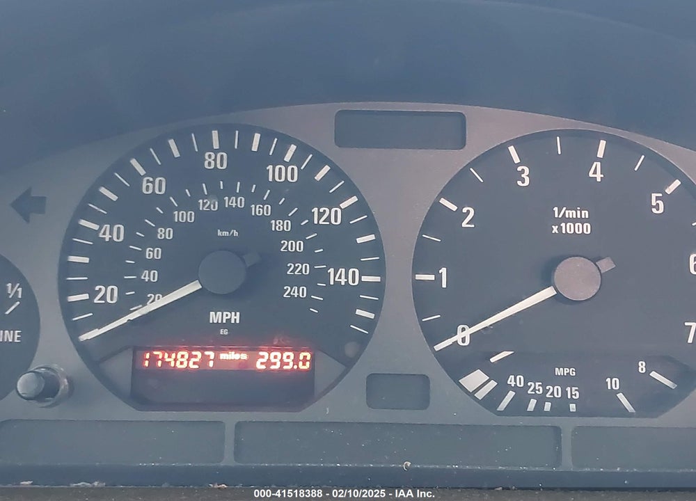 1997 BMW 328IC VIN: WBABK8322VEY85484