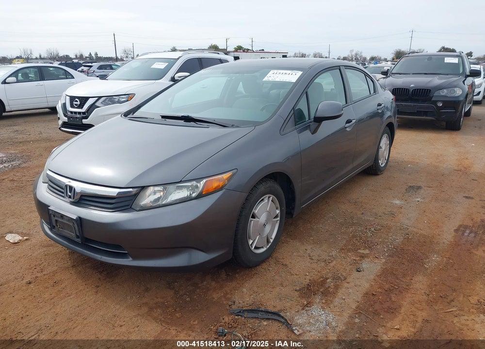2012 HONDA CIVIC HF VIN: 2HGFB2F61CH332042