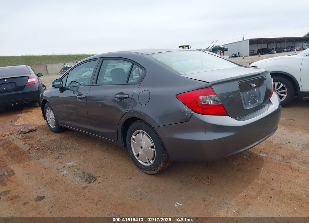 2012 HONDA CIVIC HF VIN: 2HGFB2F61CH332042