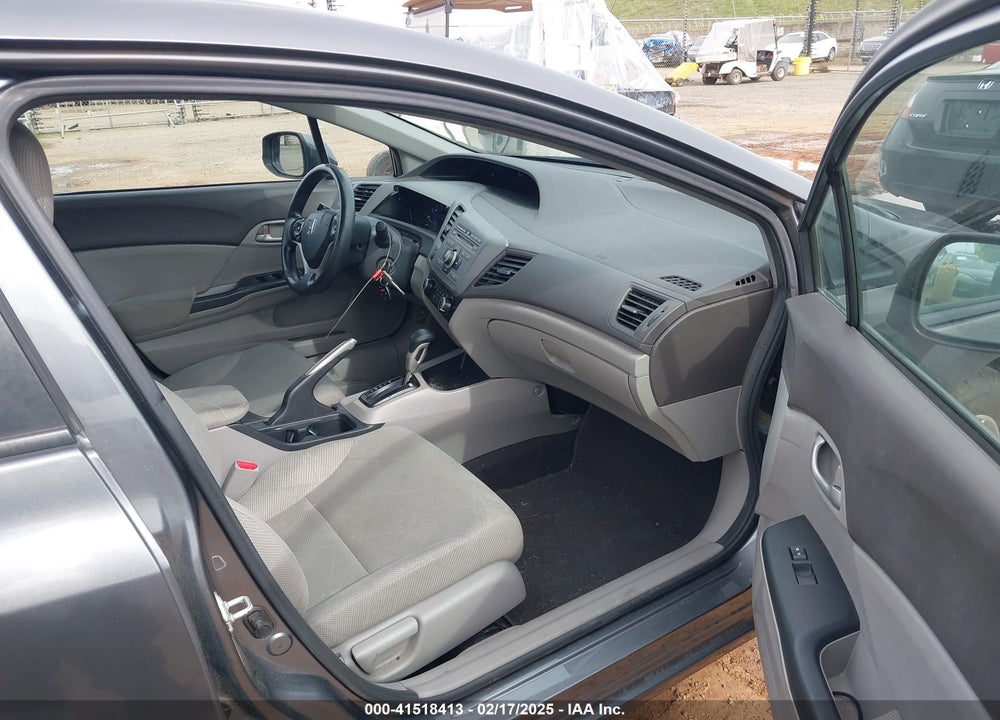 2012 HONDA CIVIC HF VIN: 2HGFB2F61CH332042