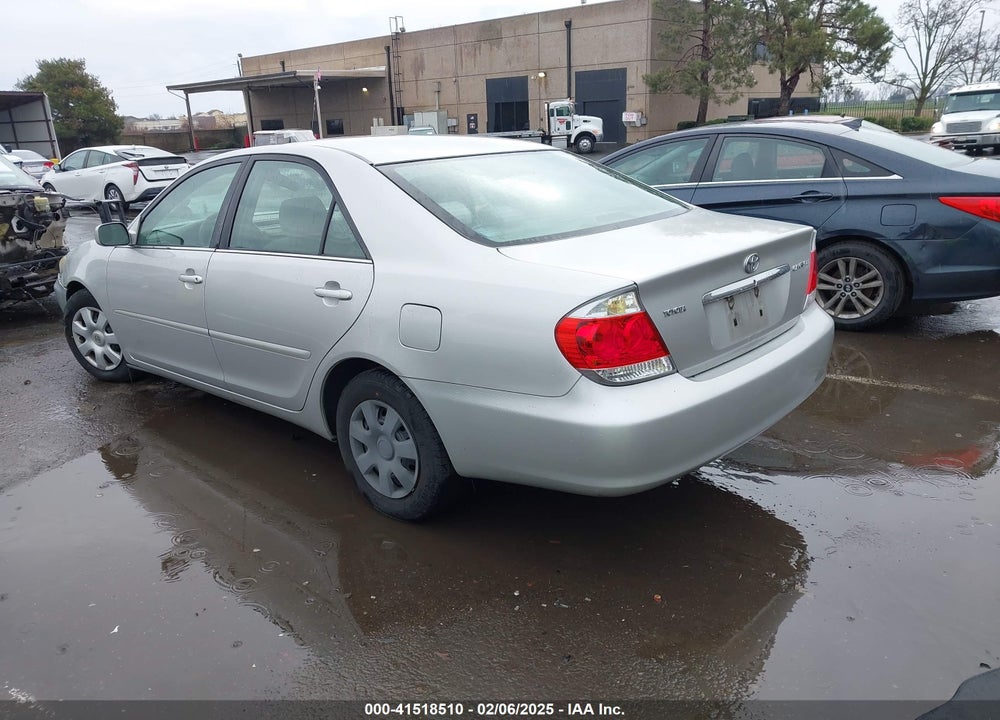 2005 TOYOTA CAMRY LE VIN: 4T1BE32K75U579090