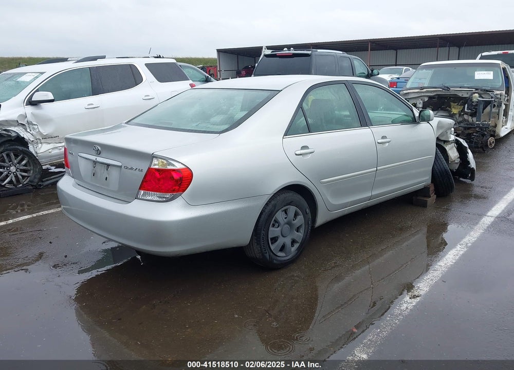 2005 TOYOTA CAMRY LE VIN: 4T1BE32K75U579090