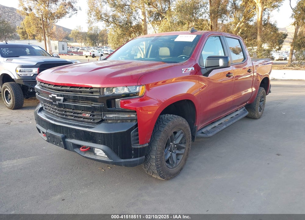 2021 CHEVROLET SILVERADO 1500 4WD SHORT BED LT TRAIL BOSS VIN: 3GCPYFED9MG152754