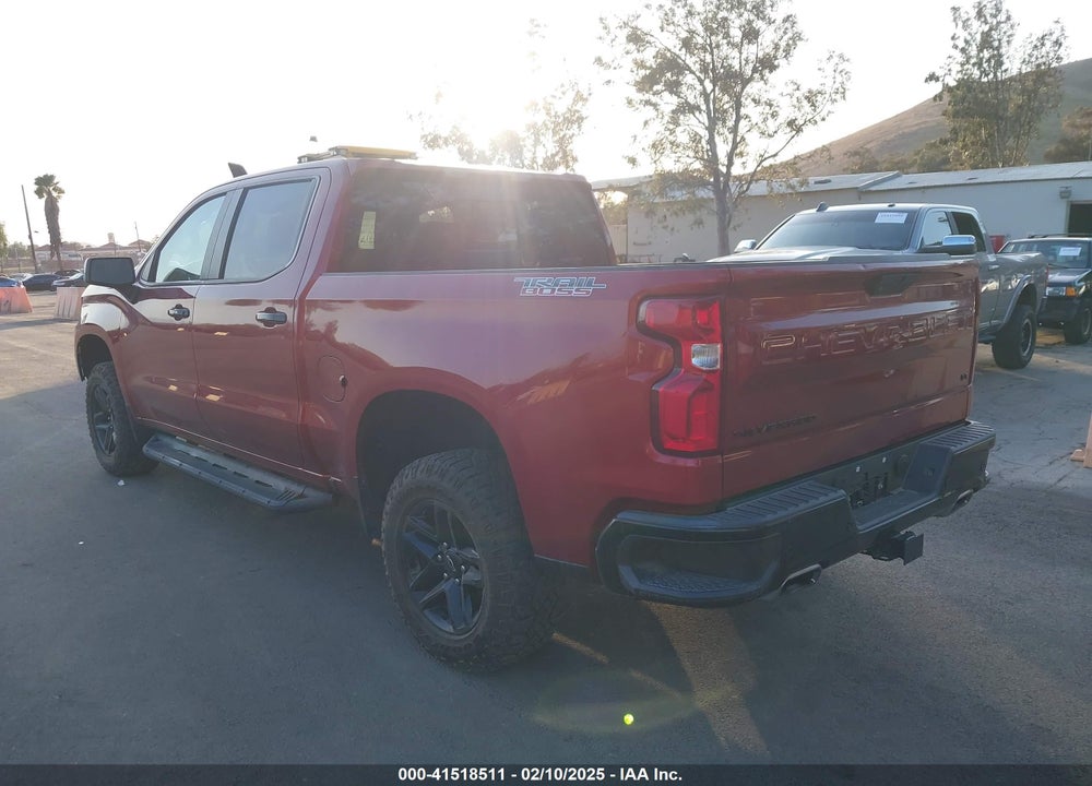 2021 CHEVROLET SILVERADO 1500 4WD SHORT BED LT TRAIL BOSS VIN: 3GCPYFED9MG152754